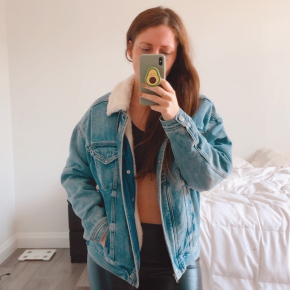 Faux Fur Lined Jean Jacket from American Eagle - Picture 13 of 15